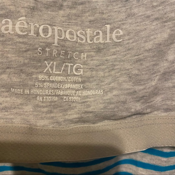 Aeropostale striped jersey knit lined tank top - Picture 8 of 8